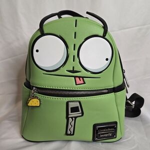 Rare Loungefly GIR Mini Backpack – Limited Edition Invader Zim – New + Bonus Plu